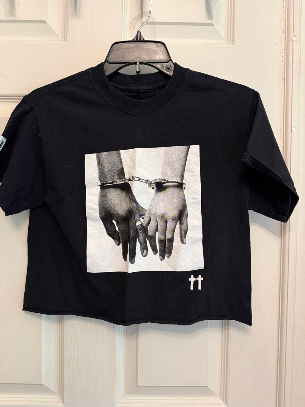 OTR 11 Beyoncé JayZ Cuffed Crop Tee S